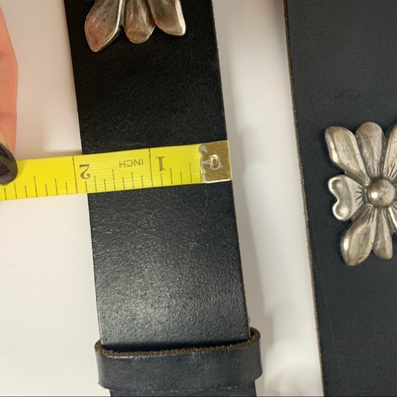 Antoniazzi Firenze Italy leather flower buckle XL - Picture 4 of 7